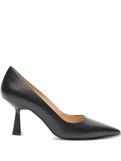 Stuart Weitzman 75mm Stuart Sculpt 75 Pointed-toe Sculpted-heel Pumps In Black