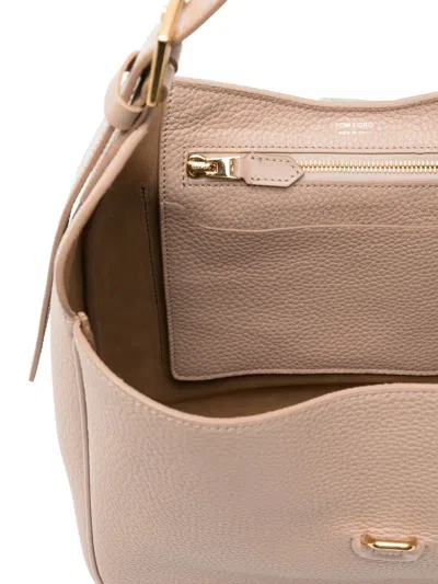 Tom Ford Monarch Shoulder Bag In Neutral