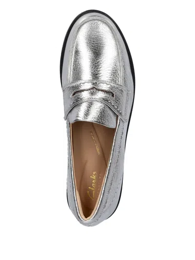 Clarks Originals Straven Edge Loafers In Metallic