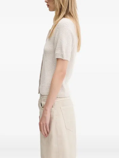 Our Legacy Puff-sleeve Button Cardigan In Neutral