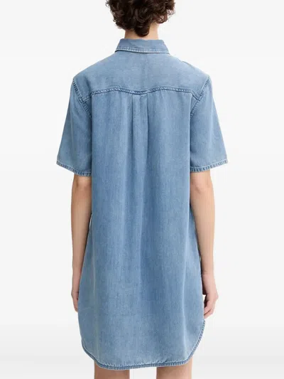 Samsoe & Samsoe Denim Dress In Blue