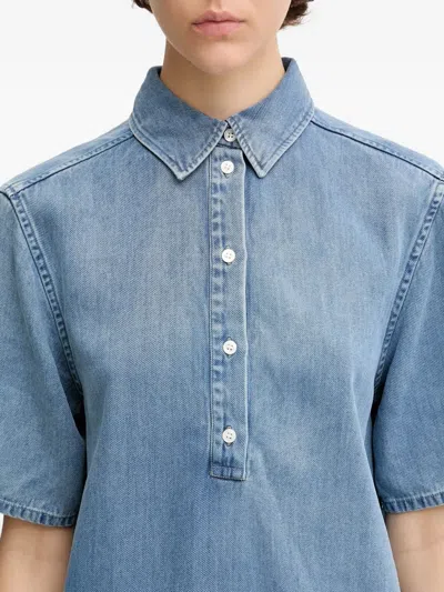 Samsoe & Samsoe Denim Dress In Blue