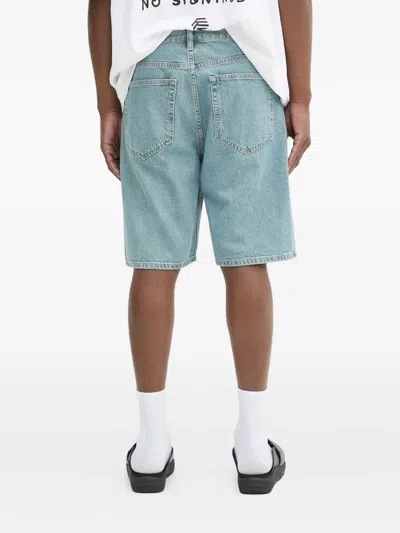 Samsoe & Samsoe Denim Bermuda Shorts In Blue