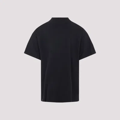 Balenciaga T-shirt Oversize In Cotone Ardesia  Uomo In Black