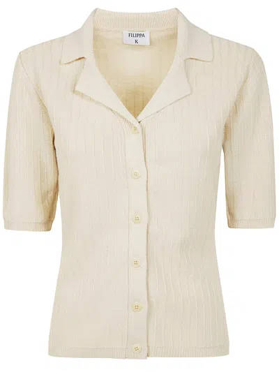 Filippa K Shortsleeve Collar Cardigan
