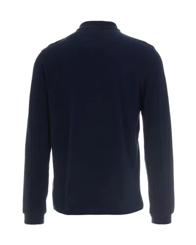 Lacoste Blue Piqué Polo Shirt In Blue