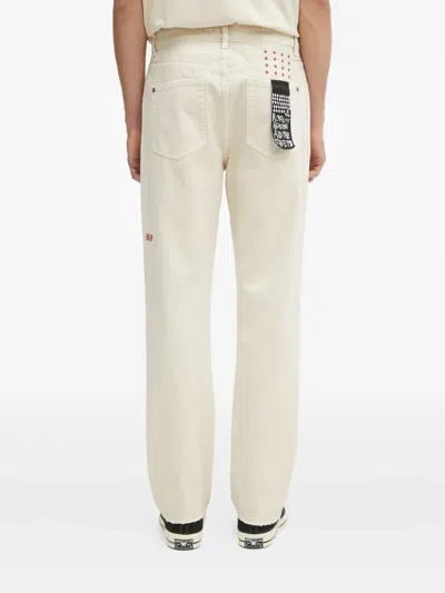 Ksubi Embroidered-patch Jeans In Multi