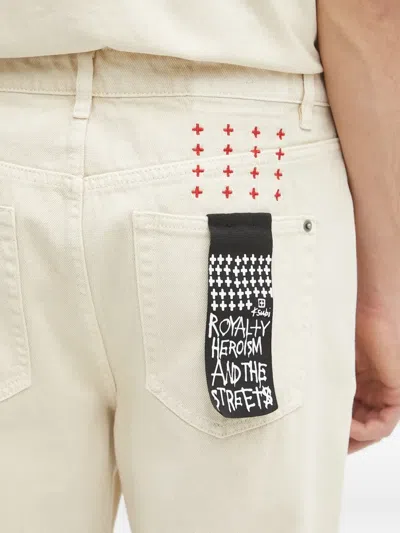 Ksubi Embroidered-patch Jeans In Multi