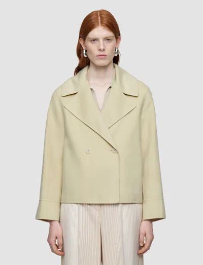 Joseph Rollet Light Double Face Wool Jacket In Sand