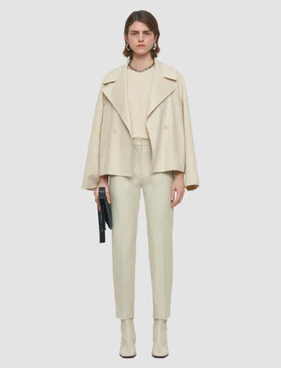 Joseph Coleman Bi-stretch Toile Trousers In Neutral