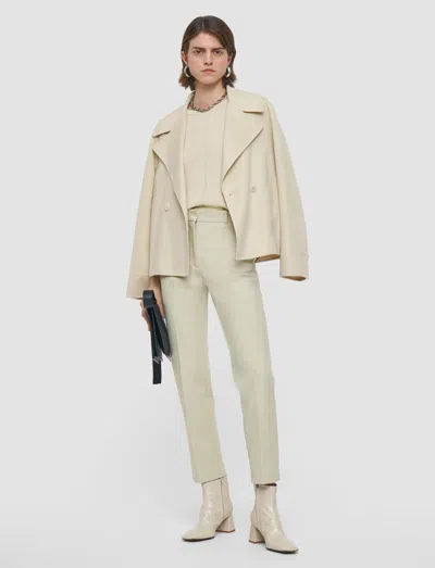 Joseph Coleman Bi-stretch Toile Trousers In Neutral