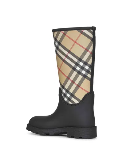 Burberry Giorgio Brato Giubbotto Con Cappuccio In Montone In Black