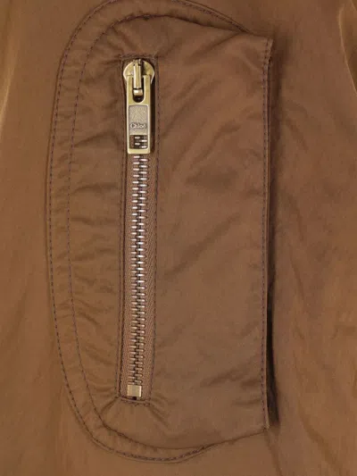 Chloé Over Turtleneck Pullover With Side Splits In Brown