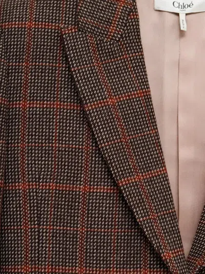 Chloé Chloe Women Classic Long Blazer Jacket In Multi