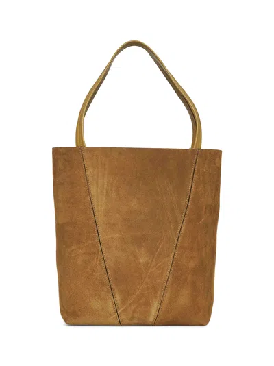 Chloé Women Suede Spin Tote Bag In Multi