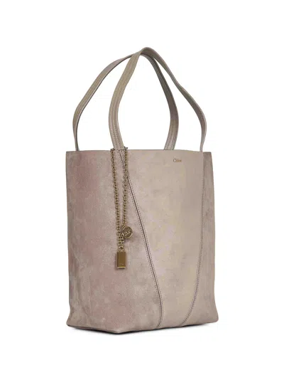 Chloé Large Spin Chain-embellished Tote Bag In Multi