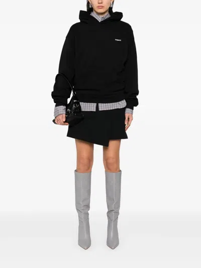 Coperni Horn Hoodie In Black
