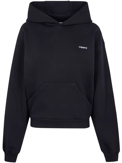 Coperni Horn Hoodie In Black
