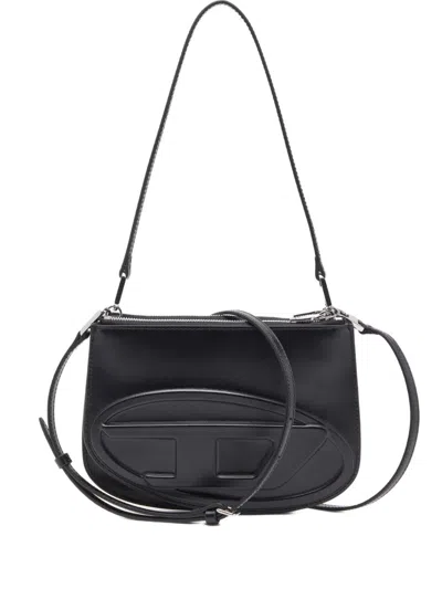 Diesel 1dr Twin Black Shoulder Bag In Black