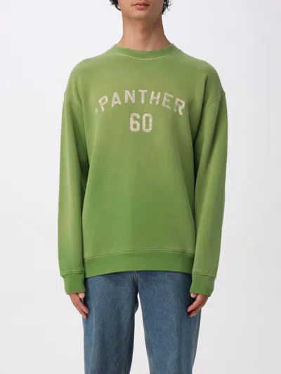 Valentino Cotton S Graphic Print Sweater In Green