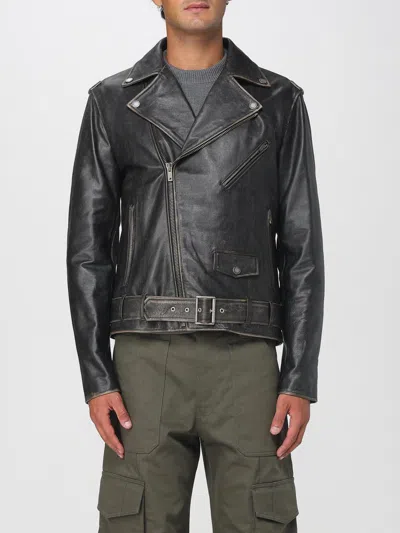 Golden Goose Biker Jacket In Black