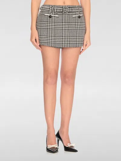 Self-portrait Houndstooth Skirtpants In Multi