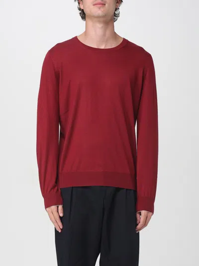 Brunello Cucinelli Cashmere Crew Neck Sweater In Red