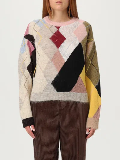 Moschino Mesh With Diamond Pattern In Multi