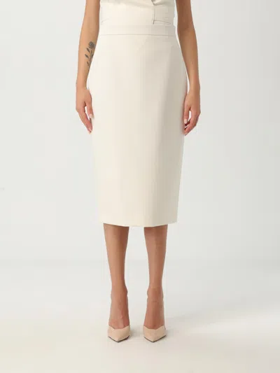 Max Mara Skirt  Woman Color Cream In White