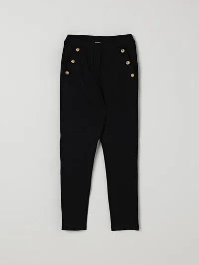Balmain Button-detail Trousers In Black