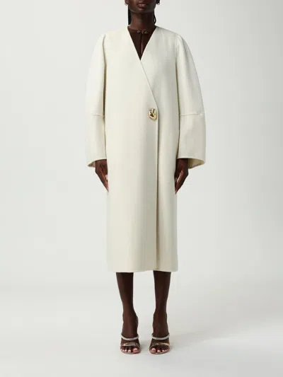 Fabiana Filippi Cashmere Wrap Coat In White