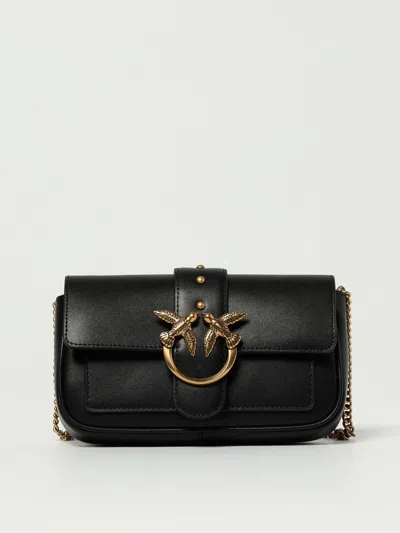 Pinko Mini Bag  Woman Color Black In Pink