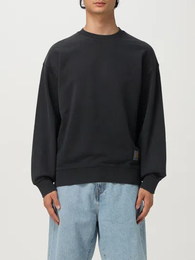 Carhartt Hudson Black Sweatshirt In Black