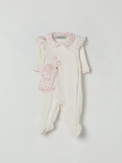 Monnalisa Tracksuit  Kids Color Yellow Cream In White