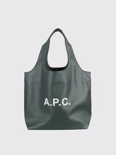 Apc A.p.c. Ninon Small Shopper Bag - Synthetic - Green In Green