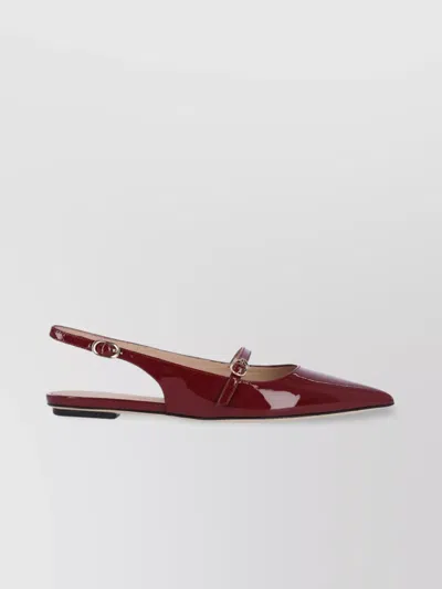 Stuart Weitzman Adjustable Strap Slingback Sandals