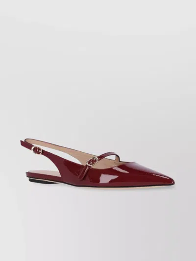 Stuart Weitzman Adjustable Strap Slingback Sandals