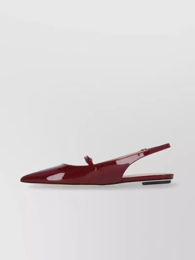 Stuart Weitzman Adjustable Strap Slingback Sandals