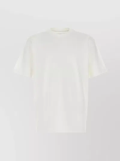 Y-3 White Logo-print T-shirt In White