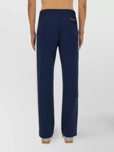 Casablanca Mens Textured Trak Pants Round Pique In Blue