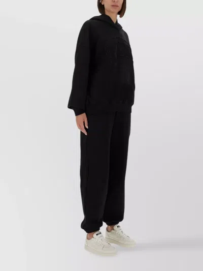 Rotate Birger Christensen Rotate Birgerchristensen Black Organic Cotton Track Suits In Black