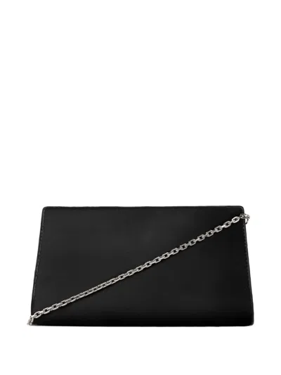 Karl Lagerfeld K/weave Crossbody Wallet In Black
