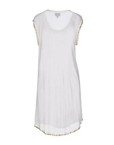 Shop Just Cavalli Short Dresses In White