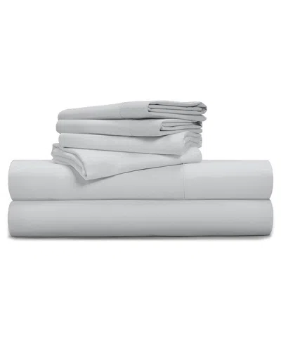Pillow Guy Luxe Soft & Smooth 100% Tencel 6-piece Sheet Set In White
