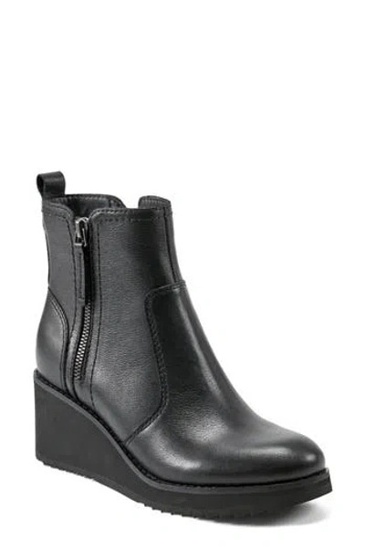 Earth ® Cinto Platform Wedge Bootie In Black