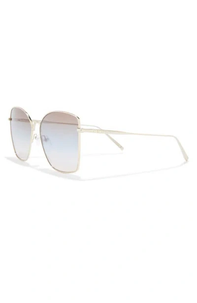 Longchamp Roseau 60mm Gradient Square Sunglasses In Gray