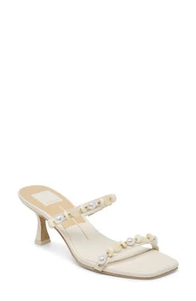 Dolce Vita Women's Grason Embellished Sandals In White