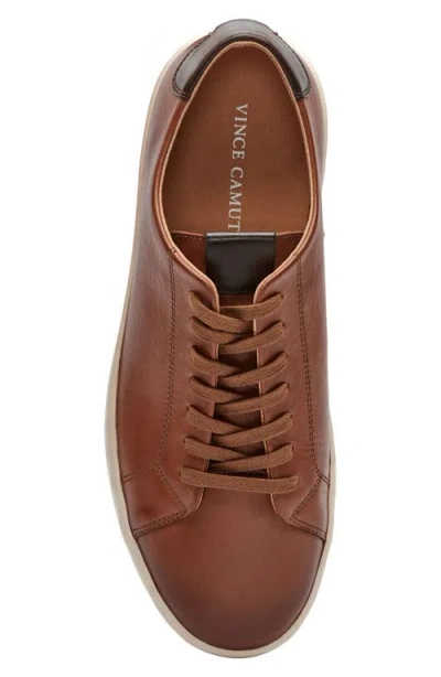 Vince Camuto Men's Rafferty Leather Sneakers In Brown