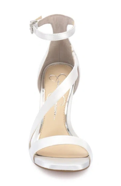 Jessica Simpson Rayli 2 Womens Stilettos Open Toe Evening Sandals In White