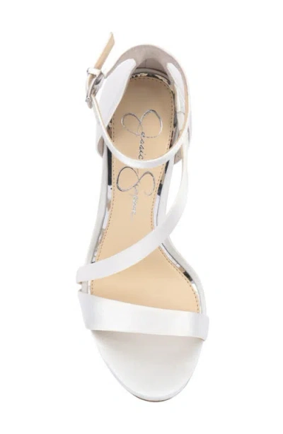 Jessica Simpson Rayli 2 Womens Stilettos Open Toe Evening Sandals In White